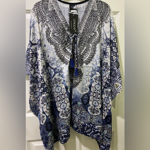 NWT Sakkas pretty blue coverup. Size OS - Picture 1 of 7